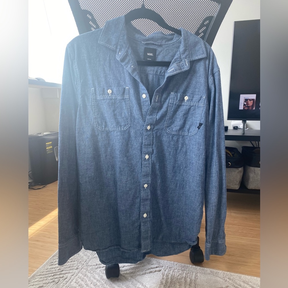 Vans Long Sleeve Button Down